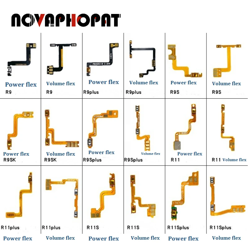 Voor Oppo Reno 2 2Z 3 3PRO 4 4PRO 4SE 5 5PRO 6 6PRO 5G Ace Z 2F Pro se Power On Off + Volume Up Down Knoppen Flex Kabel Lint
