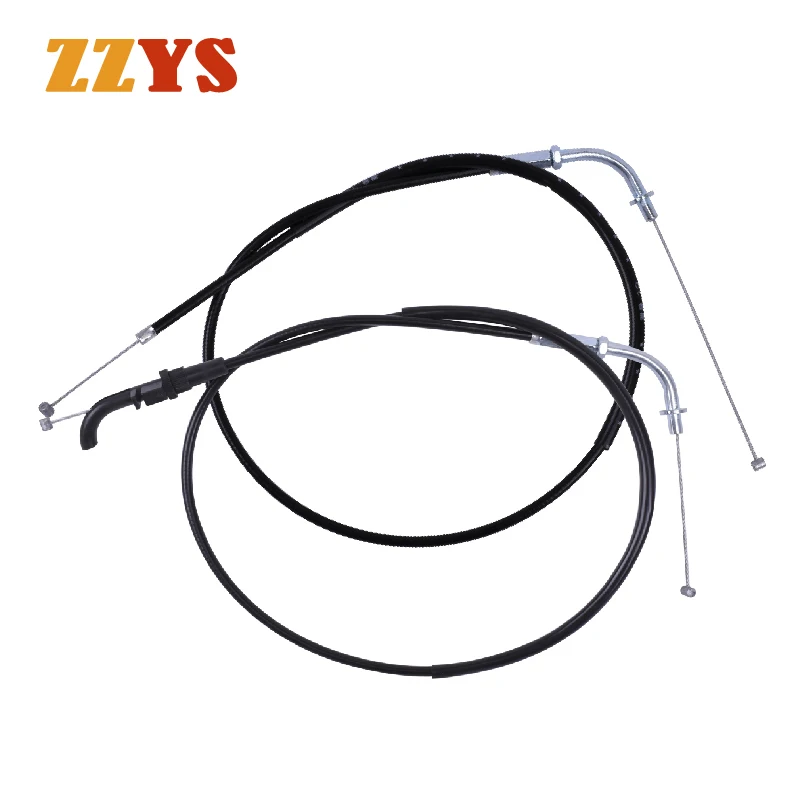 2pcs Motorcycle Accessories Throttle Cable Wire Fuel Return Cable for KAWASAKI ZZR400 ZZR 400 Accelerator cable Throttle Line