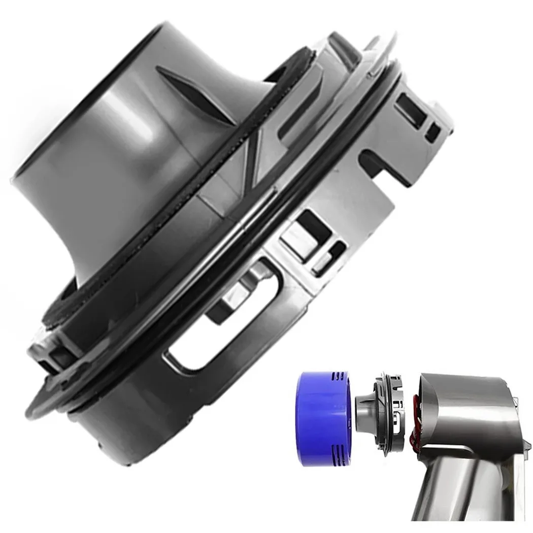 Reemplazo de filtro de poste de cubierta trasera de Motor de gatillo para Dyson V7 V8, accesorio de aspiradora inalámbrica, pieza de repuesto