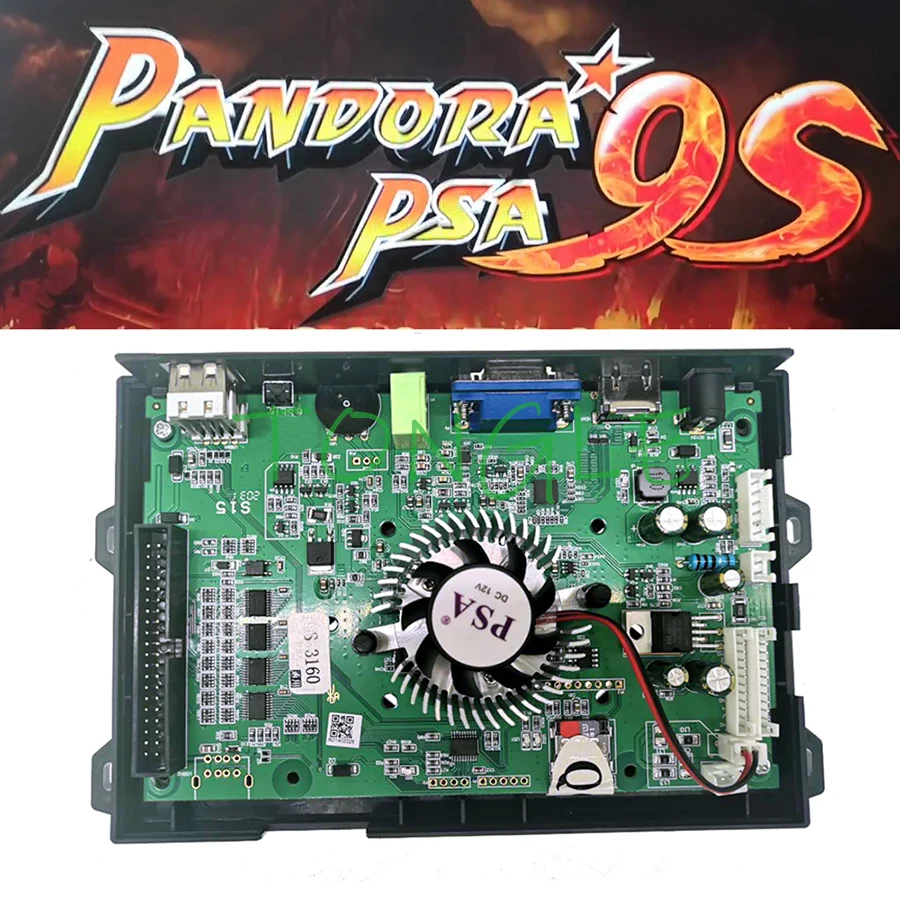 Pandora 9s Arcade Multigame Motherboard, 3D Box, 4260 in 1, PSA PCB Game Board, 3, 4 Players, VGA, HDMI, Retro Console, New