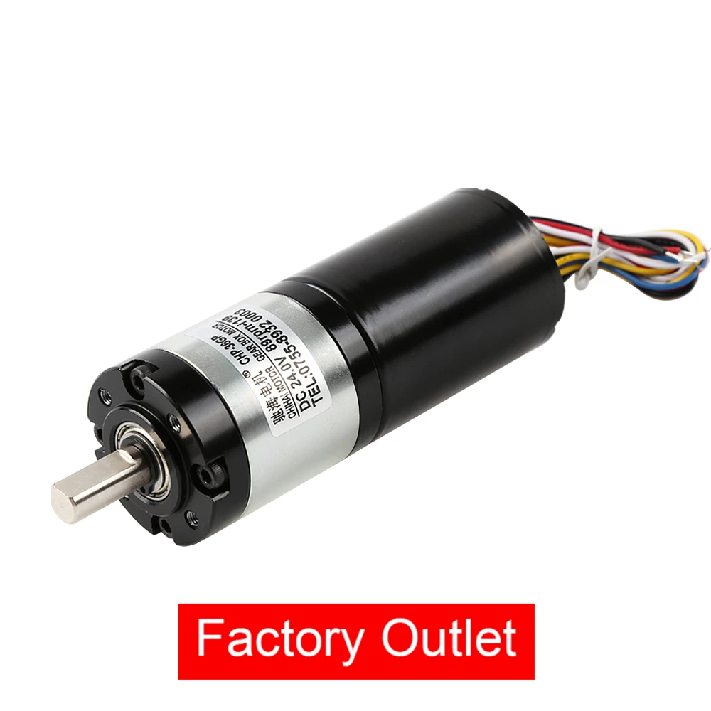 

CHP-36GP-BL3650 36mm High Torque Brushless DC Planetary Gear 3650 Motor DC 12V 24V with Built-In Drive Mechanical Drive Motor