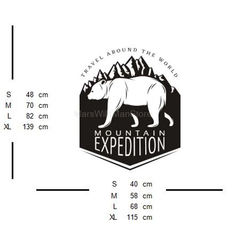 Mountain Expedition Decor Bear Camping Wild Life Outdoor Adventure Vinyl Wall Decal Living Room Sticker Art