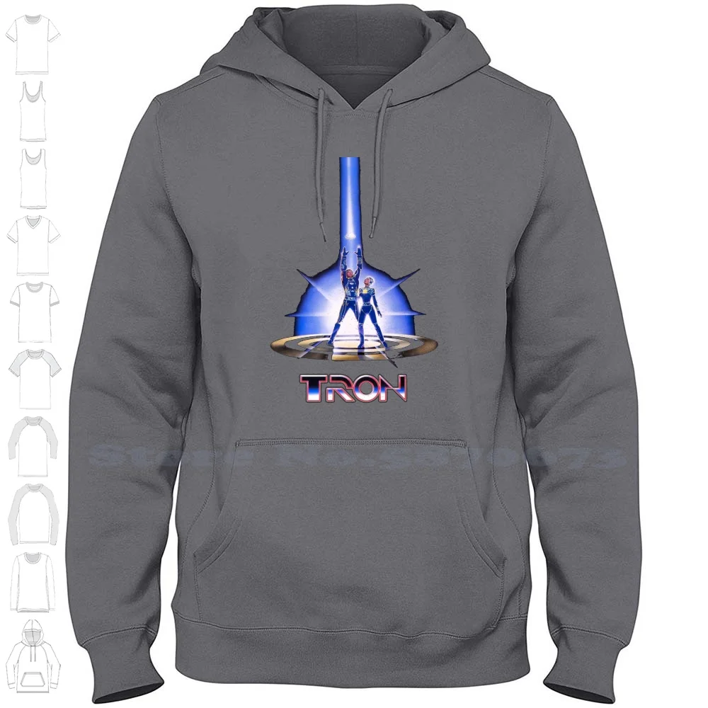 Tron Communications Long Sleeve Hoodie Sweatshirt Tron Kevin Flynn Flynn Lives Tron Ares Tron 3 Fight For The Users Cool Cool