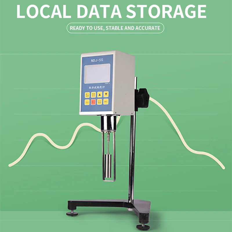 Digital Display Viscometer NDJ-5S/8S Rotary Viscosity Viscometer Paint Tester Liquid Portable And Multifunctional