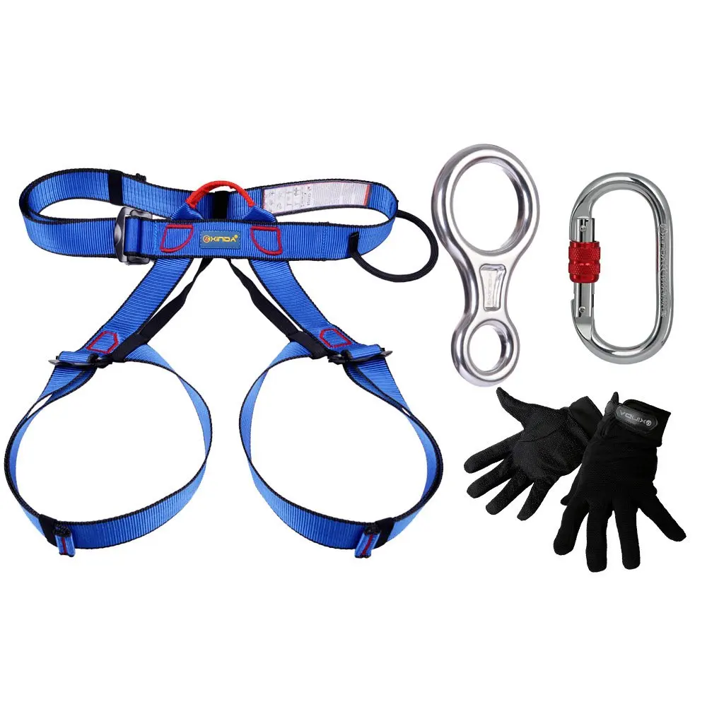 New 1 Set High Quality Cable-mounted Outdoor Climbing Equipment Canyoning Waterfall Speed-down Mountaineering