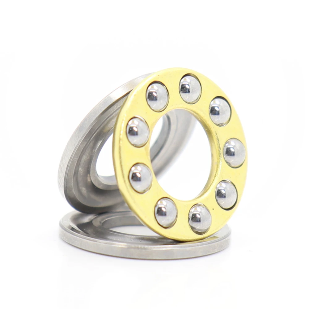 F8-16M Bearing 8*16*5 mm 10PCS ABEC-1 Miniature F8 16 M Thrust Axial F8 16M Ball Bearings With Grooved Raceway