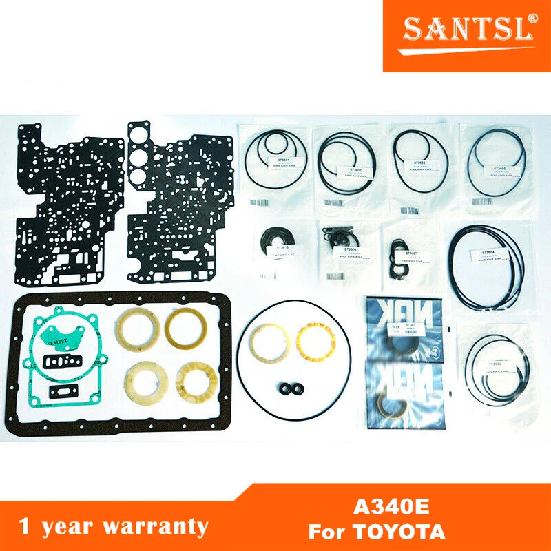 

A340E 30-40LE Auto Transmission Seals Gaskets Overhaul Kit Fit For Toyota Car Accessories Transnation