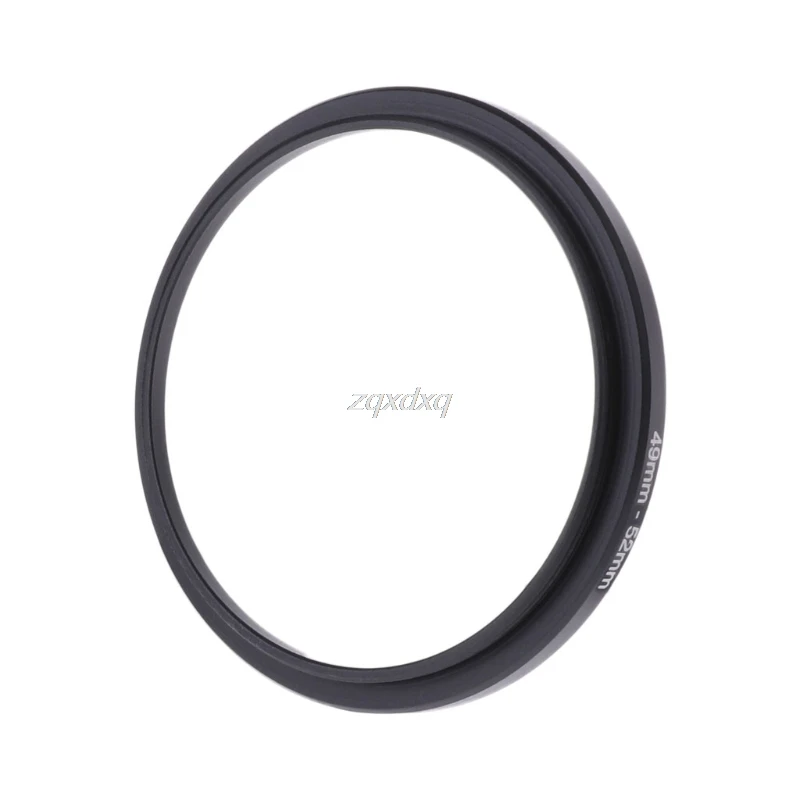 49mm-52mm 49mm To 52mm Step Up Rings Metal Lens Adapter Filter Ring 49-52 Black O05 dropship