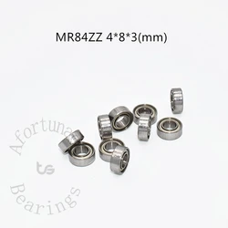 MR84ZZ 4*8*3(mm) 10PCS Metal Sealed Miniature chrome Steel Bearings free shipping