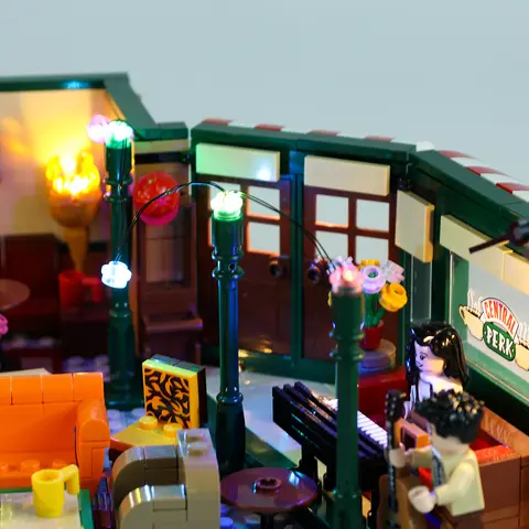 EASYLITE LED-ljussats för idéer-serien 21319 Vänner Central Perk Kafé TV Byggklossar Leksaker Set Ingen modell 8 best sales Lego Central Perk - №4