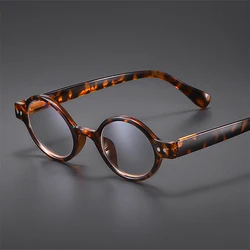 Female Reading Glasses Men Anti Blue Light Red Glasses Vintage Round Sight Eyeglasses Men No dioptric Glasses +1.5+2