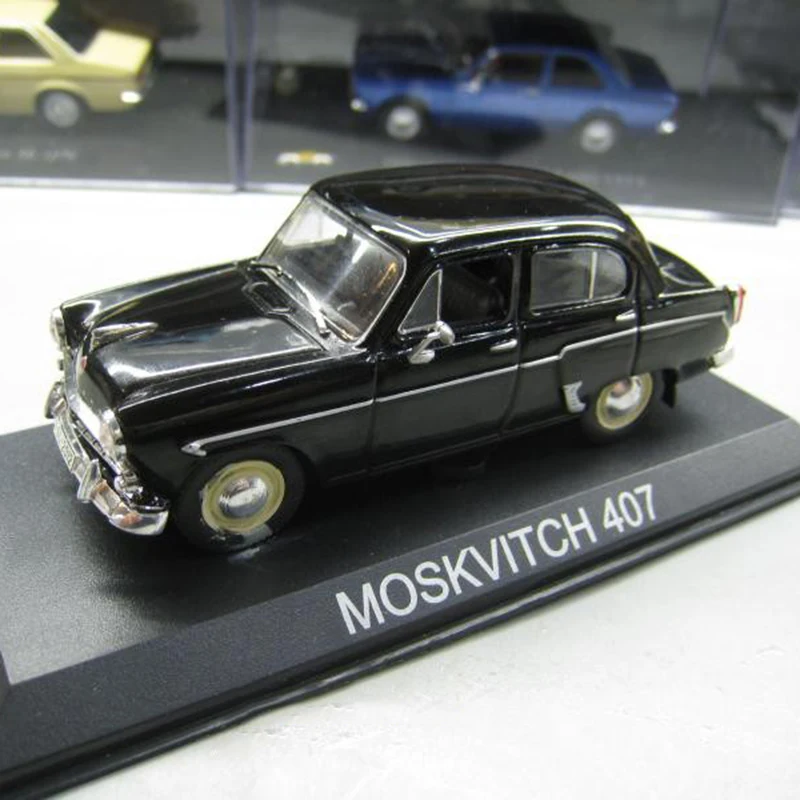 Moskvich-大人と子供のための古典的な合金車,スケール1:43,モデル407,金属,ダイキャスト,ギフト,コレクション,家族の装飾品