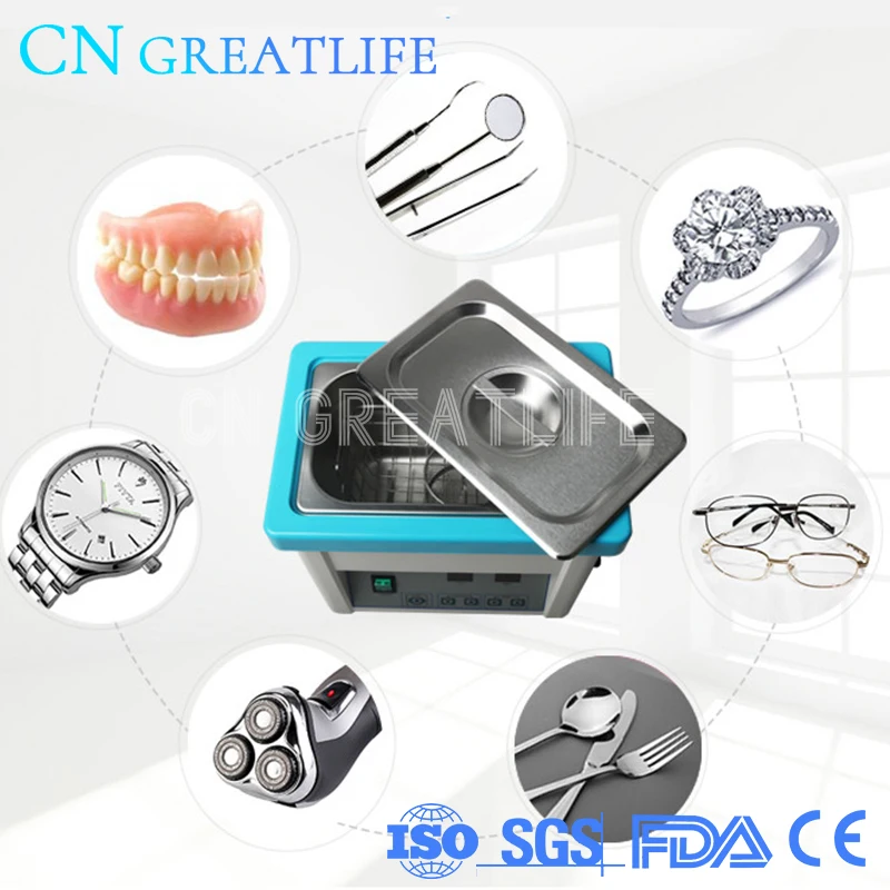 Plastic 5L Ultrasonic Glasses Dental Tooth Cleaner Jewelry Ultrasonic Denture Cleaner Machine Ultrasonic Jewelry Cleaner