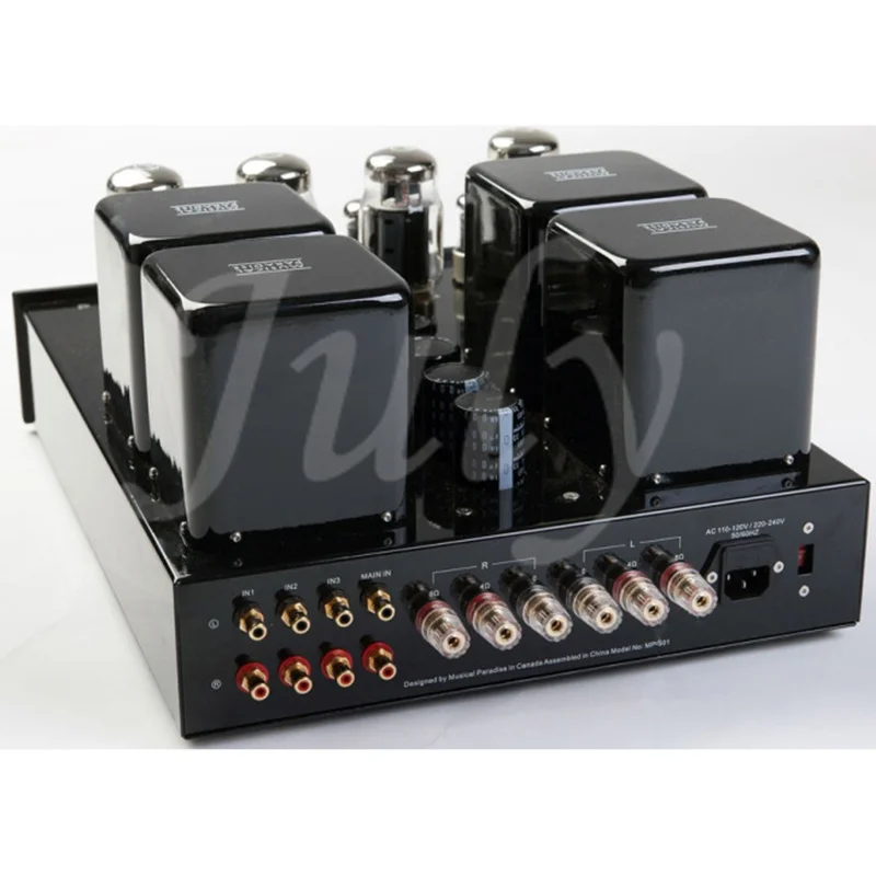 뮤지컬 파라다이스 MP-501 싱글 엔드 A 클래스 진공관 전력 증폭기, V5 55W * 2, 4x KT150/KT120 + 4x 6J8P 튜브 프리앰프
