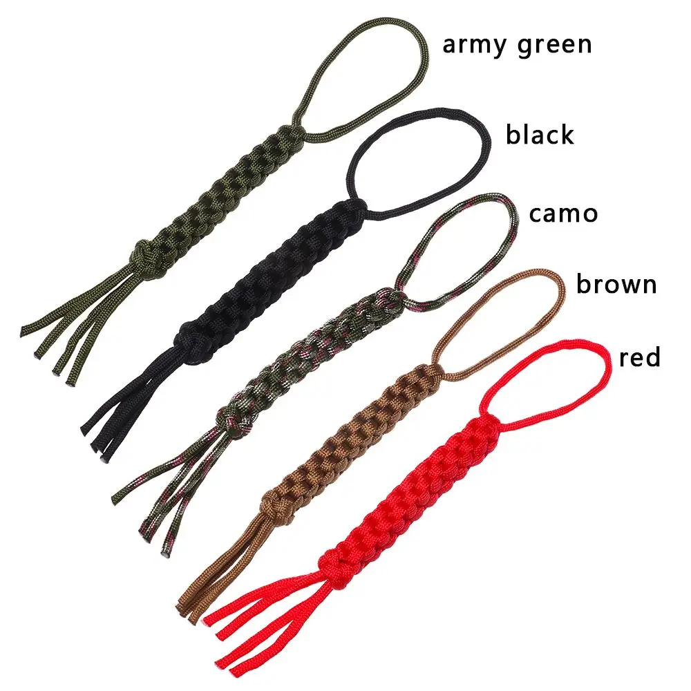 1/2pcs High Quality Ornaments Falling Paracord Rope Knife Pendant Nylon Chain Tool Survival Ropes Camping Corn Knot