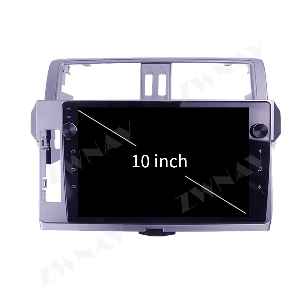 Android 10 4+128G Audio Navigation GPS For Prado 2014-2015 Screen Car Carplay Radio DVD Player Stereo Multimedia DSP IPS