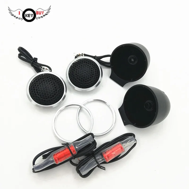 I KEY BUY 2 Inch Car Speaker Silk Film Treble Dome Tweeter 25mm 100W 4 Ohm Treble Head Music Stereo Modified Free Capacitor