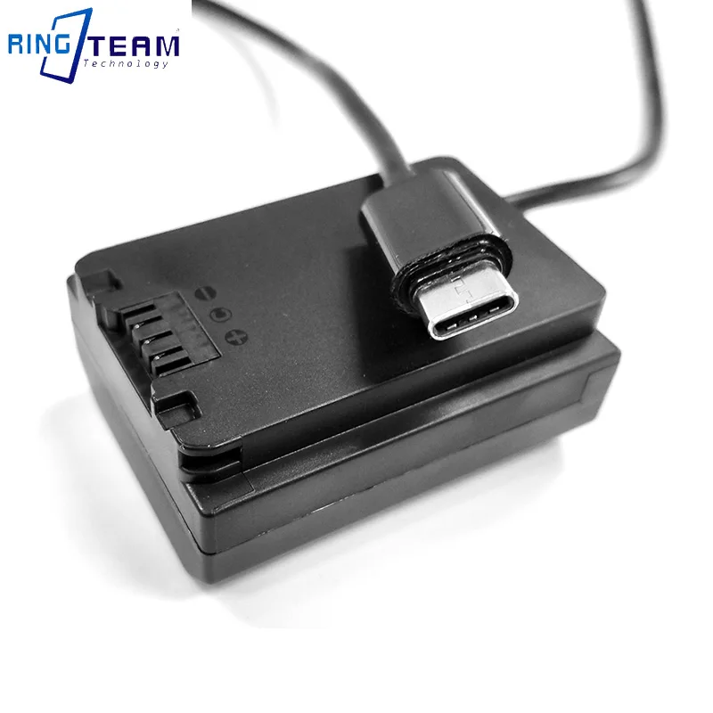 10X PD Power Adapter to NP-FZ100 DC Coupler for Camera ILCE-9 / ILCE9 / a9 / ILCE-7RM3 / ILCE7RM3 / a7RM3 /BC-QZ1./A7C