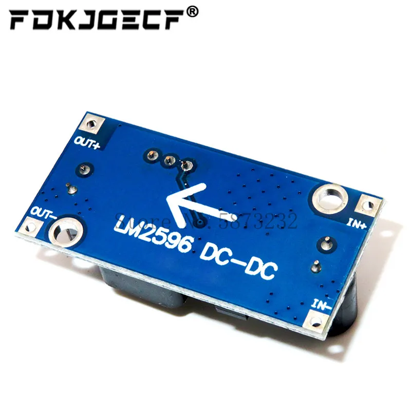 LM2596 DC-DC Step Down Converter Module 3A adjustable step down module LM2596S-ADJ voltage regulator 24V 12V 5V 3V LM2596S