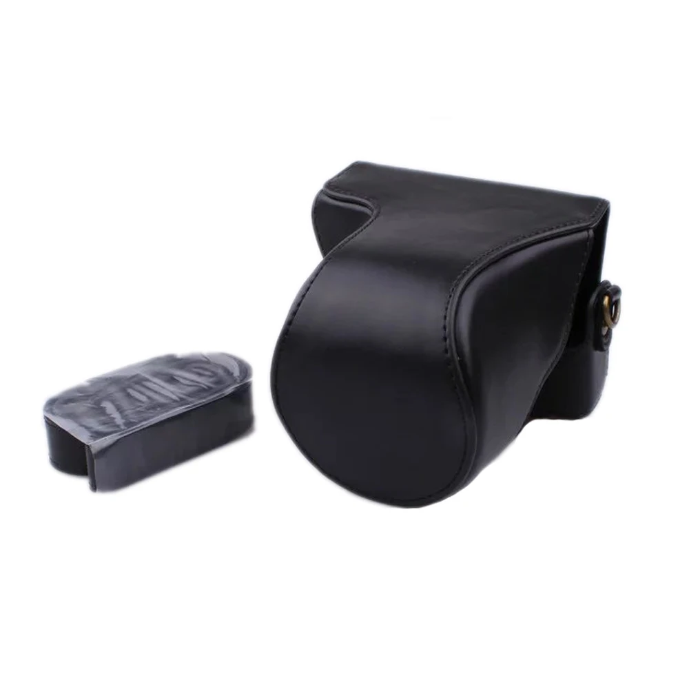 PU Leather Camera Bag Case Cover for Canon EOS M10 M100 15-45mm 55-200mm 5 Lens Colors