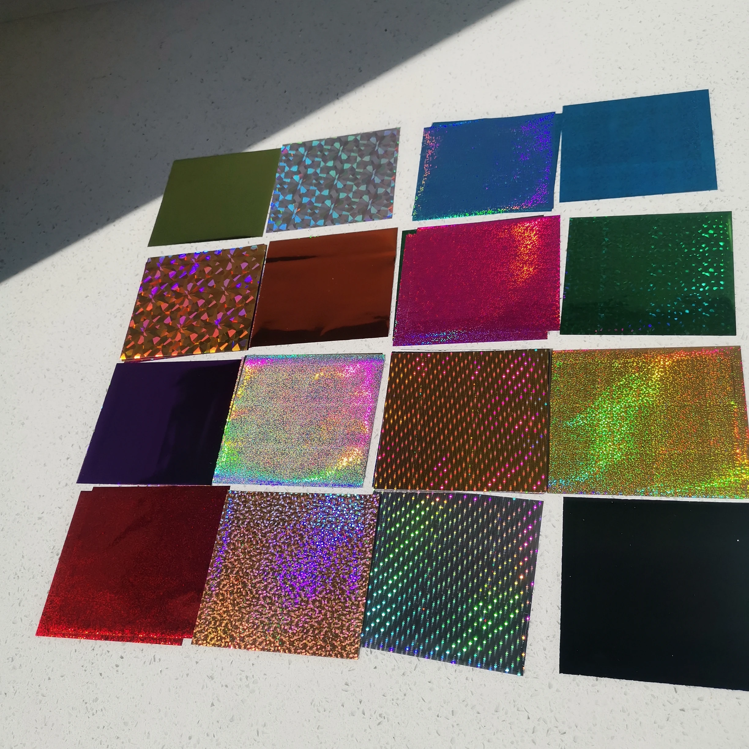 Ferro e laminador de papel com cola, 24 cores a laser para 48 peças, faça você mesmo, laminador