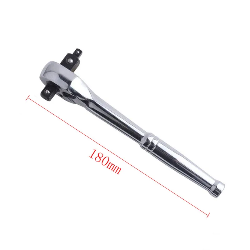 3 In 1 CR-V 1/4 ",3/8" & 1/2 "stick Ratsche 72 Zähne Quick Release Reversible Ratsche Schraubenschlüssel