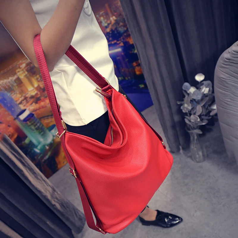 Fashion Autumn Pu Leather Crossbody Bags Multifunctional Large Capacity Casual Handbags For Women