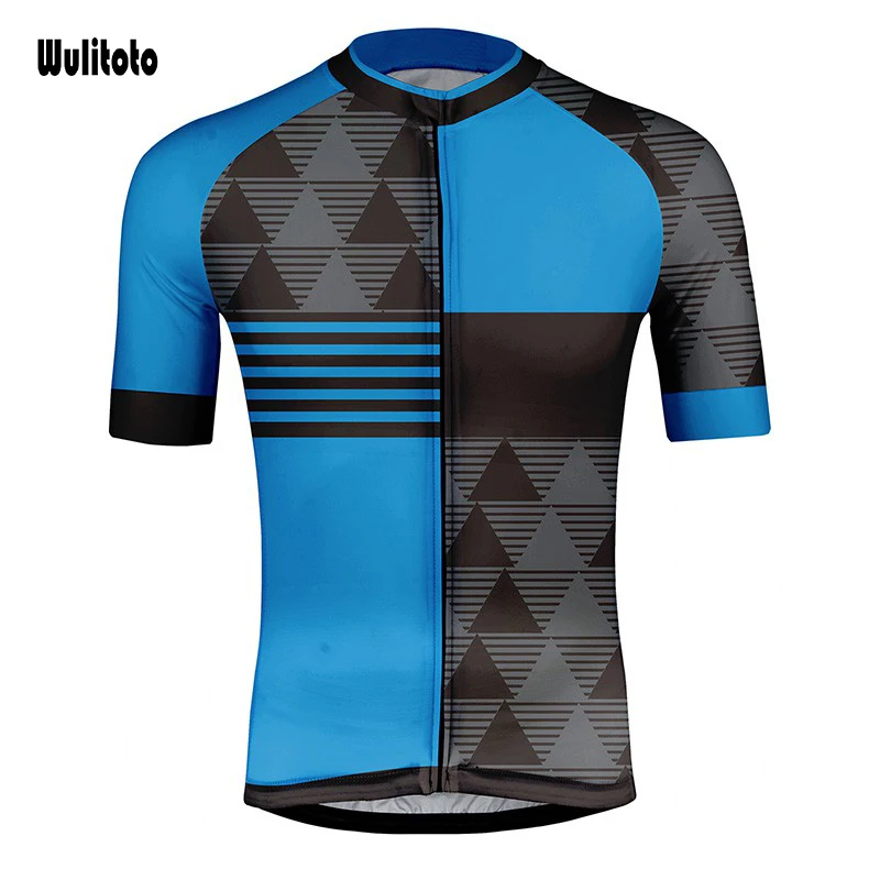 WULITOTO The New summer Mountain Bike Short Sleeve Breathable MTB Cycling Jersey For Men