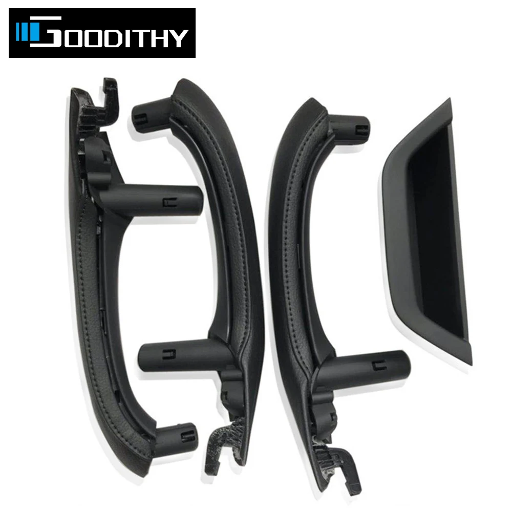 

RHD Top Quality Car Interior Door Handle With Leather Cover Driver Armrest Trim For BMW X3 X4 F25 F26 2010-2016