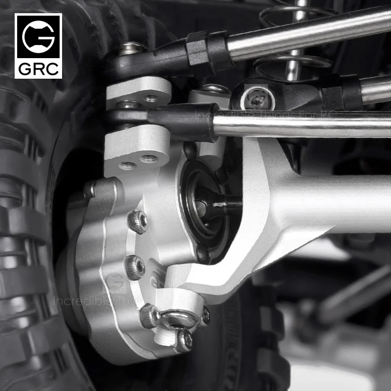 GRC G2 CNC Aluminum Axle Housing W/Ackerman Full Set For TRX-4 Defender Bronco Blazer G500 Upgrade Option parts #GAX0121AFB/AFS