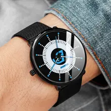 Men's Classic Black Quartz Watch #6