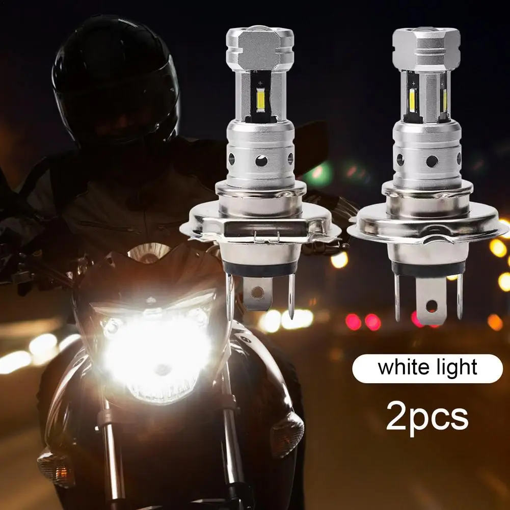 H4 Led Headlight Bulb Motorcycle 6000k Led Headlights 4000 Lumens White 6000K CSP1860 Chips Led Car Headlight Universal For M