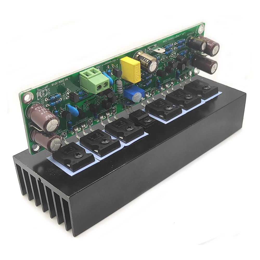 Amplificador Mono FET com Radiador, Placa de som montada, MOSFET de áudio, dissipador de calor, 2Pc, L15 IRFP240 IRFP9240