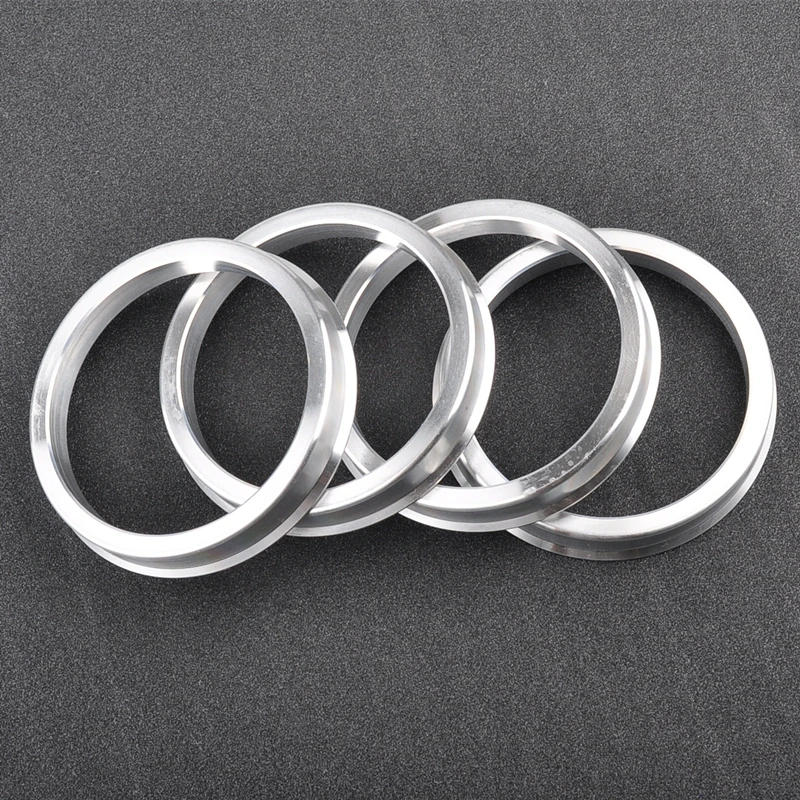 Teeze 1 Set Aluminum hub centric rings OD 72.6 to ID 65.1 centering rings Car Accessories Center Ring