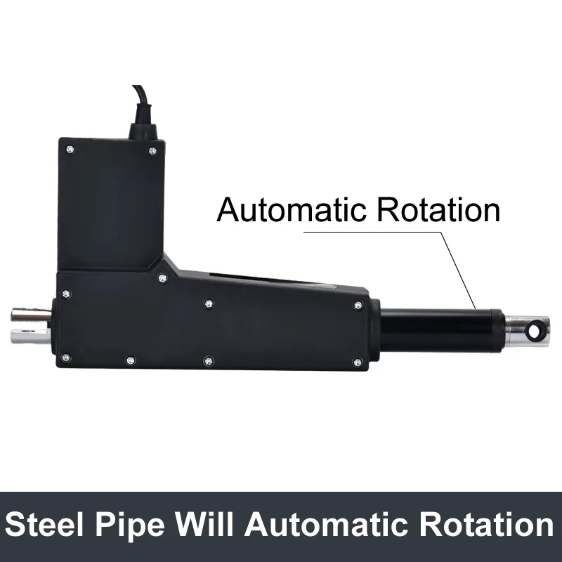 Electric Linear Actuator DC24V 8000N 800kg Load TV Lift Colume 100mm 300mm 500mm Stroke IP54 Waterproof 304 Stainless Steel Pipe