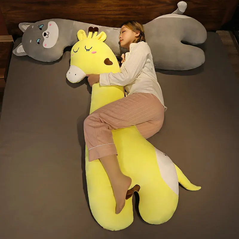 80-150cm New Arrival Long Unicorn Pillow Plush Stuffered Toys Home Decor Sofa Cushion Boys Girls Lovely Gifts Crocodile Giraffe