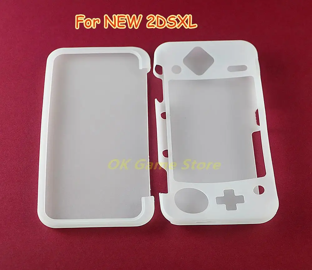 1set Soft Silicone Case Cover for Nintend NEW 2DS XL LL Console Game Parts Protective Skin Shockproof