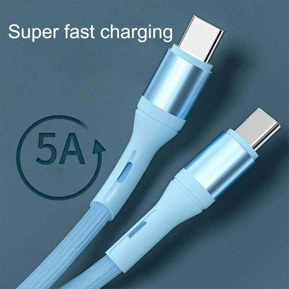 Liquid Silicone 3A Super Fast Charge Cable Micro USB Type C Cable for One Plus Charging Wire Data Cable