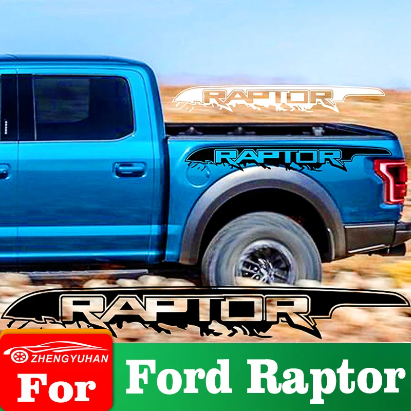 Car Sticker For Ford Raptor F150 F250 F350 F450 F550 F650 F750 Auto Door Waistline Side Stripe DIY Decal Car Tuning Accessories