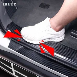 For Volvo XC40 XC60 XC90 S60 S90 V60 V90 Carbon Fiber Car Door Sill Protection Strip Threshold Anti-scratch Guard Sticker