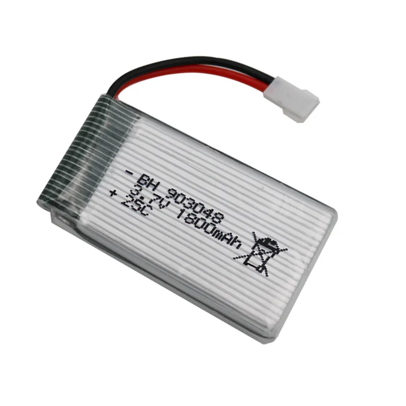 3.7V 1800mAh Lipo Battery For KY601S RC Quadcopter Toys Accessories Spare Parts lipo Battery 3.7v 1800 mah 903048 lipo batteries