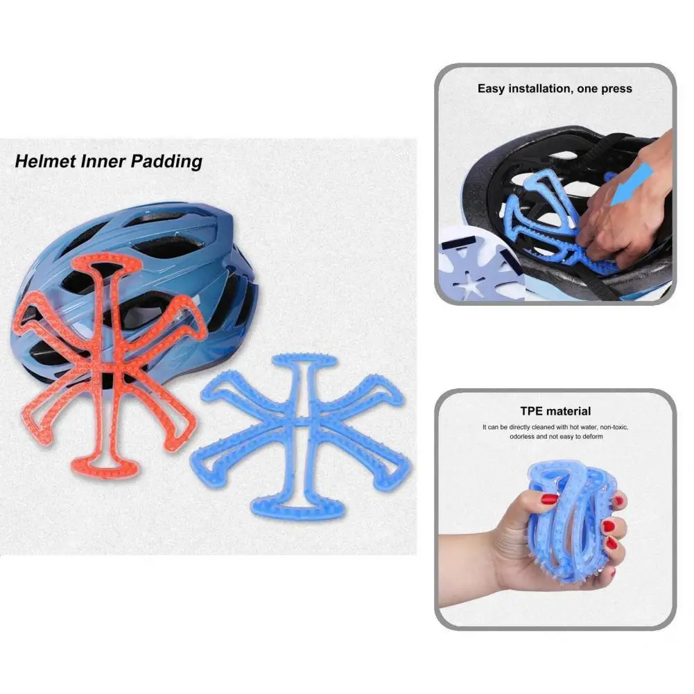 High-quality Helmet Inner Padding  Washable Teeth Design Helmet Liner Pad  Anti-deformation Helmet Liner Pad