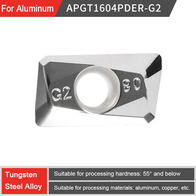 10 pz APGT1135/1604PDER-G2 SEHT1204AFFN-X83 inserto di fresatura in metallo duro CNC lama in alluminio fresa utensili HRC60