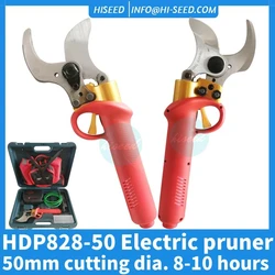 44V 4Ah 50mm Electric Tree Branch Shears Garden Cordless Electric Pruning Shears Gardening Thick Fruit Tree Scissors