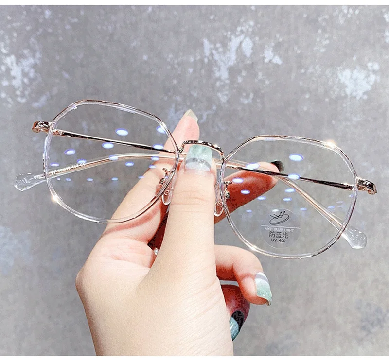 Finished Myopia Glasse Women With Minus Degree Round Nearsighted Eyewear Diopter -0.5 -0.75 -1.25 -1.5 -2.0 -2.5 -3.0 to -6