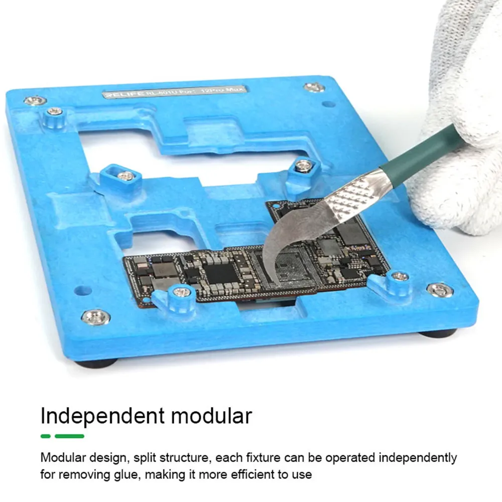 RL-601U Motherboard Fixture 1+N Combination For IP X Xs Max XR 11 12 Pro Max 12mini Mobile Phone CPU IC Disassembly Repair