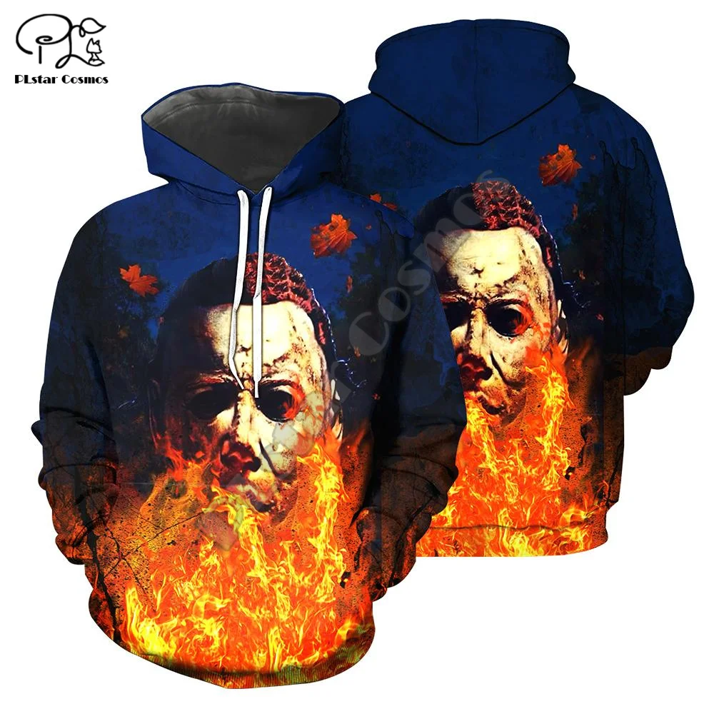 

PLstar Cosmos Newest Halloween Movie Michael Myers Horror Terror Colorful 3DPrint Men/Women Streetwear Harajuku Funny Hoodies 15