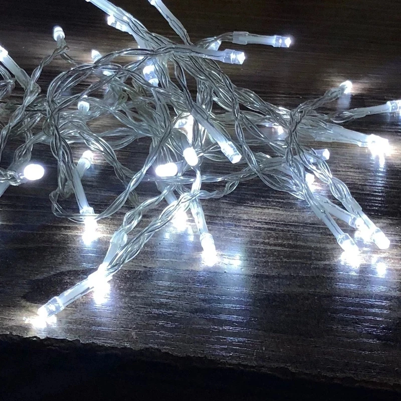 AA Battery Operated LED String Lights 10/20/40/80/160 for Xmas Garland Party Wedding Decoration Christmas Flasher Fairy Lights