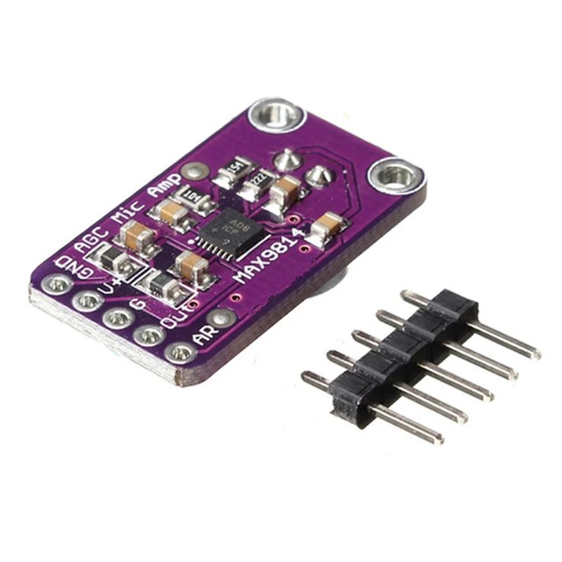 MAX9814 modulo scheda amplificatore microfono Electret AGC guadagno automatico per Arduino