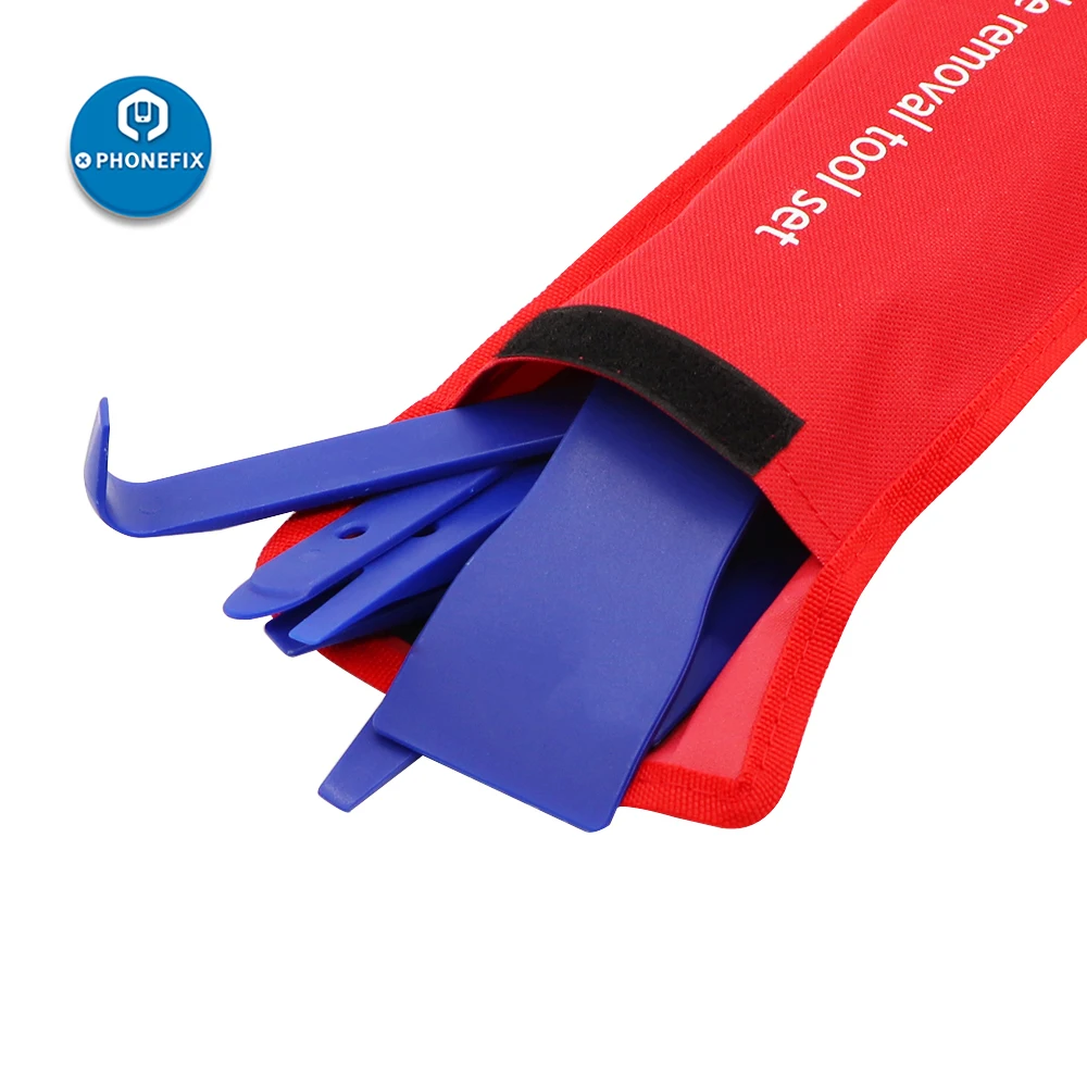 11Pcs Trimแผงประตูหน้าต่างMoulding Upholsteryเครื่องมือกำจัดชุดเครื่องมือสำหรับDashวิทยุAuto Trim Removal Kit